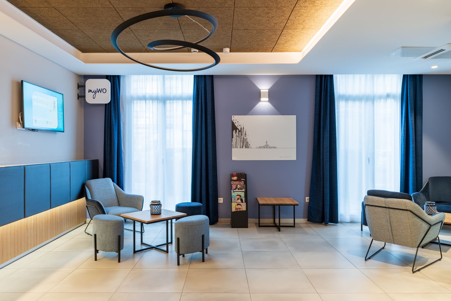Illustration myWO Lib Lobby / myWO Lille Loos